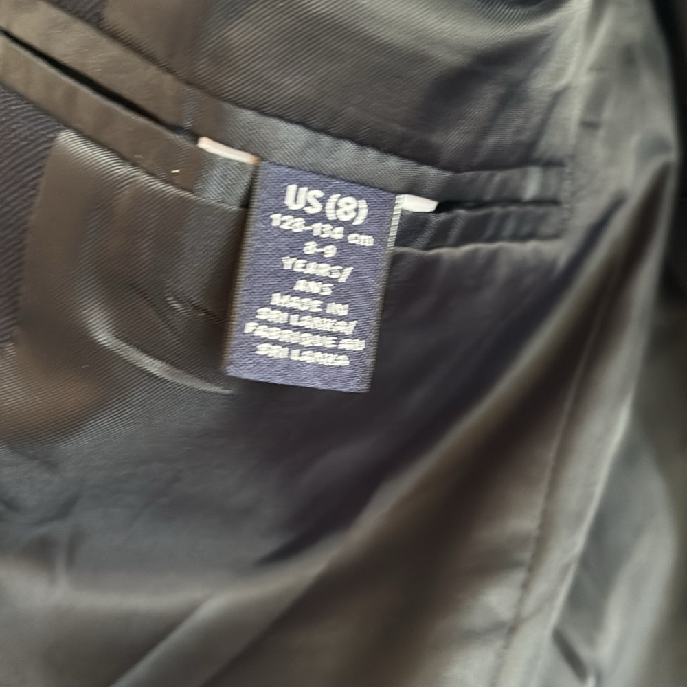 Lands' End kids Blue Blazer. Size 8. - Picture 3 of 5